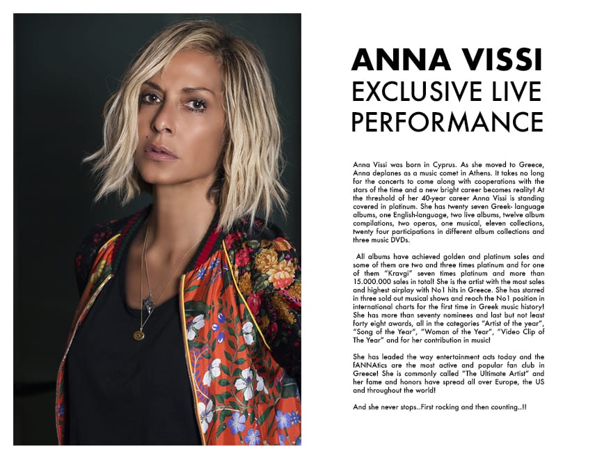 THI 3rd Annual London Event | Anna Vissi Live