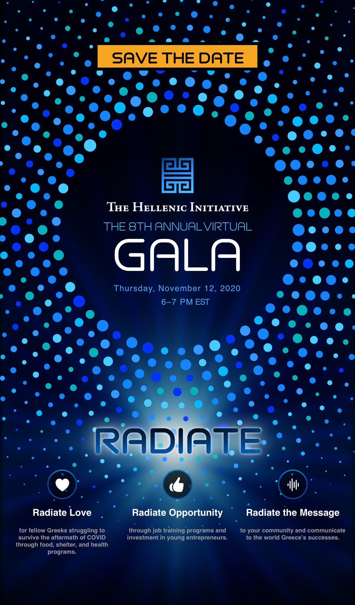 The 8th Annual Virtual Gala - The Hellenic Initiative - Global