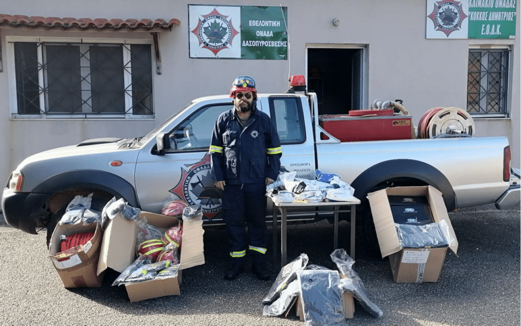 The Hellenic Initiative and Desmos Build Up Greece’s Firefighting Capacity