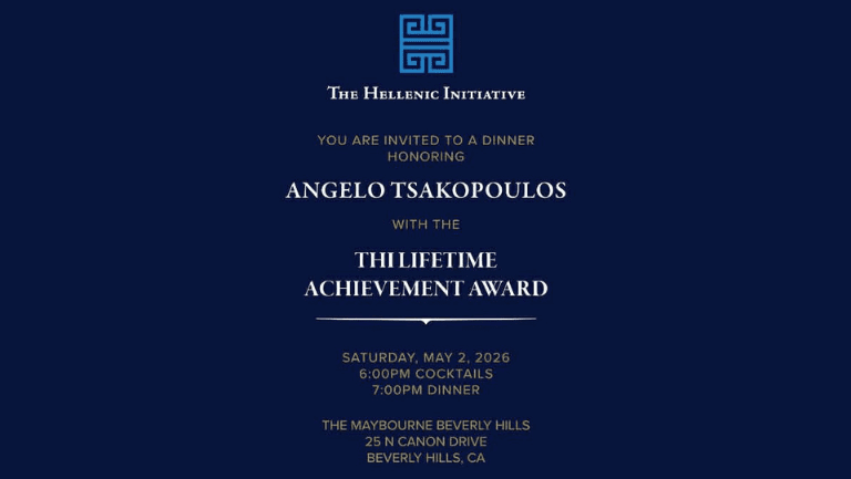 THI Dinner honoring Angelo Tsakopoulos